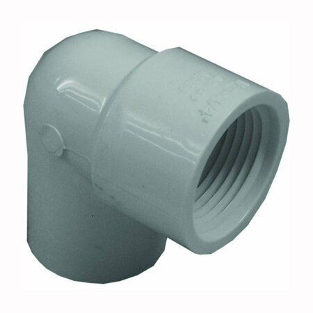 GENOVA 90 Degrees Solvent X Threaded Elbow PVC 02301  2400HA